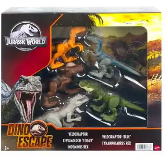 Jurassic world dino escape 6" dinosaurs 5 pack