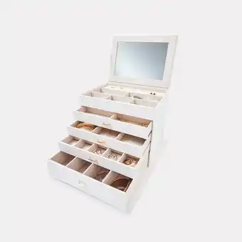 5 tier jewellery box with lid