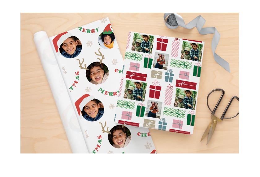 Personalised wrapping paper 24x36" offer at Kmart