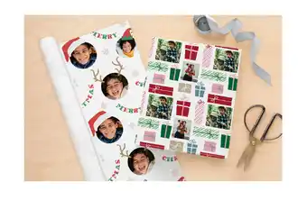 Kmart Personalised wrapping paper 24x36" offer