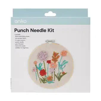 Kmart Flower punch needle kit offer
