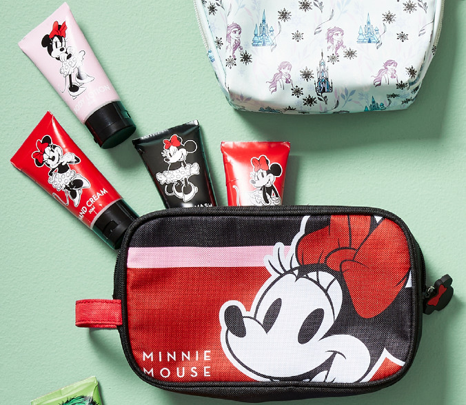 Minnie mouse toiletry bag set offer at Kmart