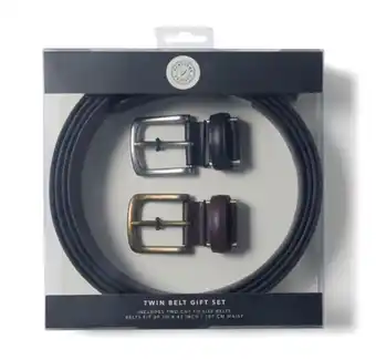 Casual twin belt giftset