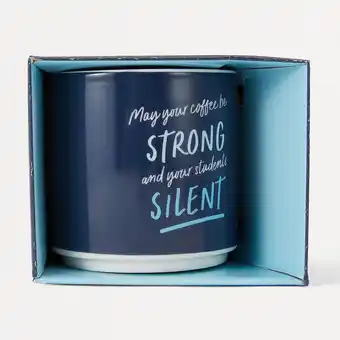 Kmart ‘may your coffee be strong and your students silent’ mug offer
