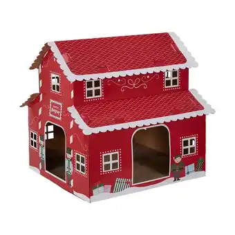 Cat christmas box scratcher