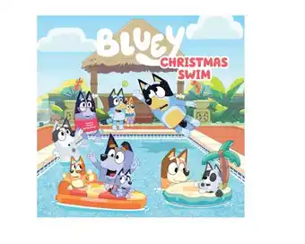 Bluey christmas swim book