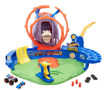 BIG W Hot wheels monster trucks volcano playset offer