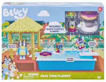BIG W Bluey s4 pool time fun playset offer