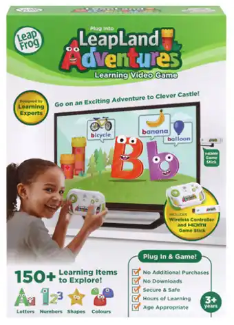 BIG W Leap frog plug & play gaming console offer