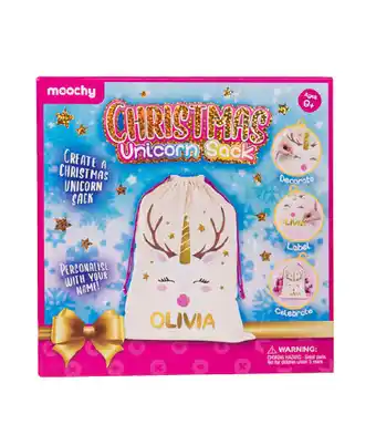 BIG W Moochy christmas unicorn sack kit offer