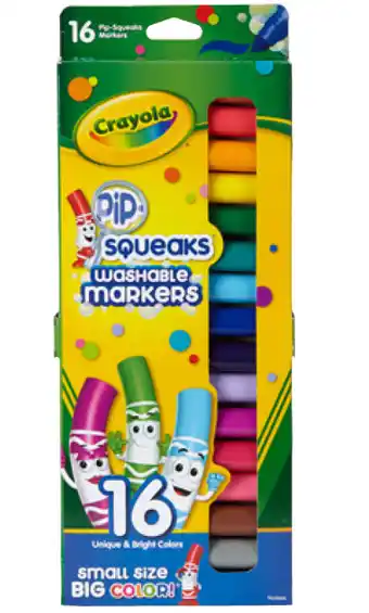Crayola 16-pack washable pip squeaks markers