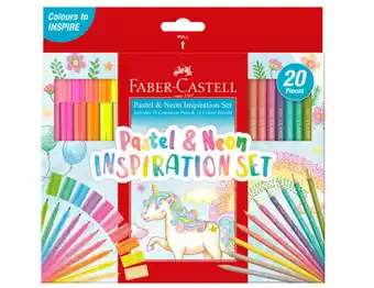 BIG W Faber-castell inspiration kit - pastel & neon offer