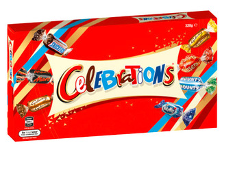 BIG W Celebrations gift box 320g offer