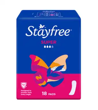 BIG W Stayfree super 18 pads offer