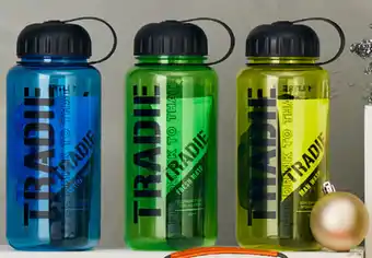 BIG W Tradie drink bottle and wash offer