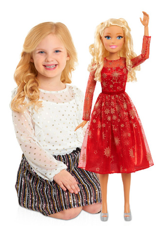 BIG W Barbie 71cm holiday doll offer