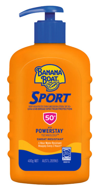 Banana boat sport spf 50+ sunscreen lotion 400g