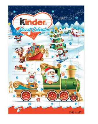 BIG W Kinder advent calendar 135g offer