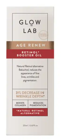 BIG W Glow lab age renew retinol booster oil 20ml offer