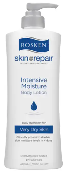 Rosken intensive moisture body lotion 400ml - very dry skin