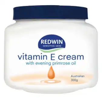BIG W Redwin vitamin e cream with evening primrose oil 300g offer