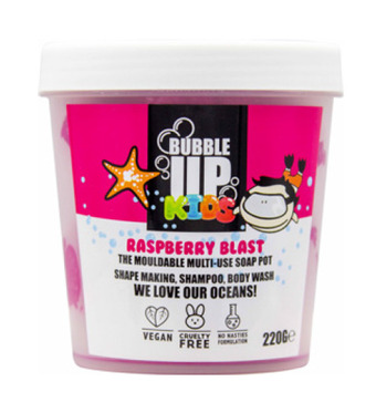 BIG W Bubble up kids the mouldable multi-use soap pot 220g - raspberry blast offer