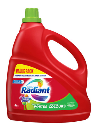 BIG W Radiant laundry liquid 4-litre offer