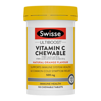 Swisse ultiboost vitamin c chewable 110 tablet