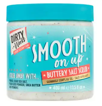 Dirty works smooth on up butter salt scrub 400g