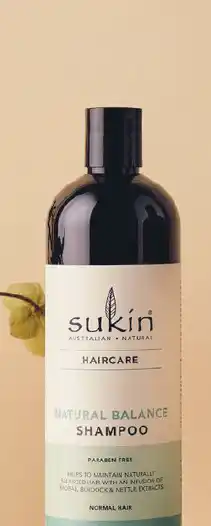 ePharmacy Sukin natural balance shampoo 1 litre offer