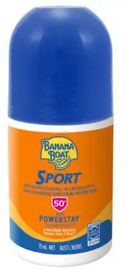 Banana boat sport spf 50+ 75ml roll on