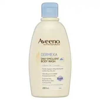 ePharmacy Aveeno dermexa daily emollient body wash 280ml offer