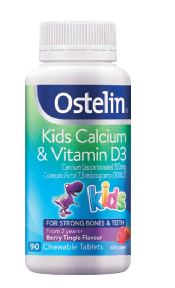 ePharmacy Ostelin kids calcium & vitamin d3 90 chewable tablets offer