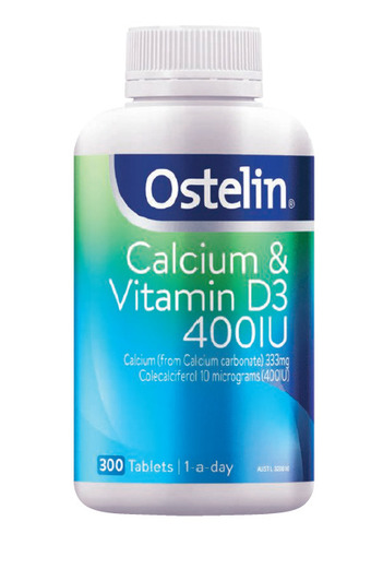ePharmacy Ostelin calcium & vitamin d3 400iu 300 tablets offer