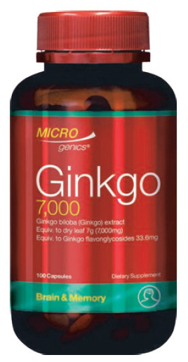 ePharmacy Microgenics ginkgo 7,000 100 capsules offer