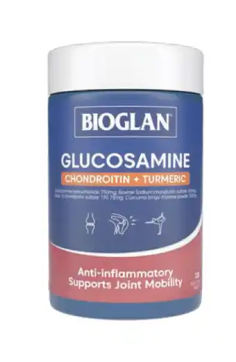 ePharmacy Bioglan glucosamine + chondroitin + turmeric 120 tablets offer