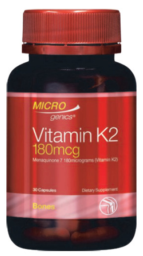 ePharmacy Microgenics vitamin k2 180mcg 30 capsules offer