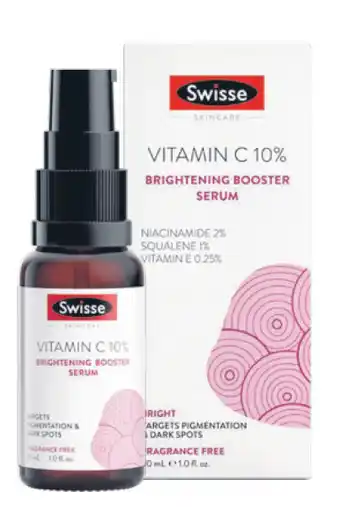 ePharmacy Swisse skincare brightening booster serum 30ml offer