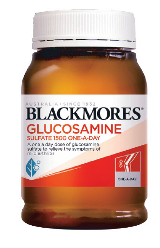 ePharmacy Blackmores glucosamine sulfate 1500 one-a-day 180 tablets offer