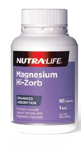 ePharmacy Nutra-life magnesium hi-zorb 60 capsules offer
