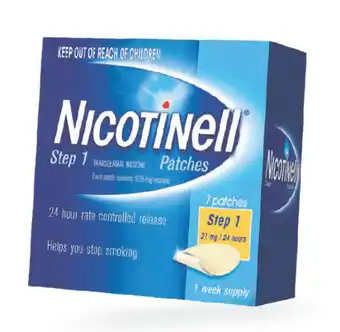 ePharmacy Nicotinell step 1 patches 21mg 7 patches offer