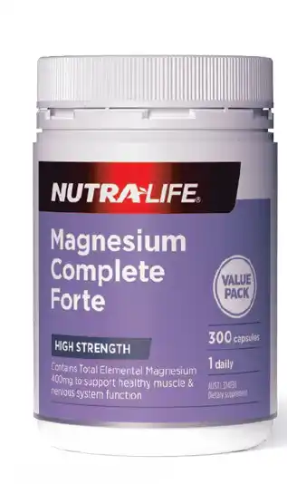 ePharmacy Nutra-life magnesium complete forte 300 capsules offer
