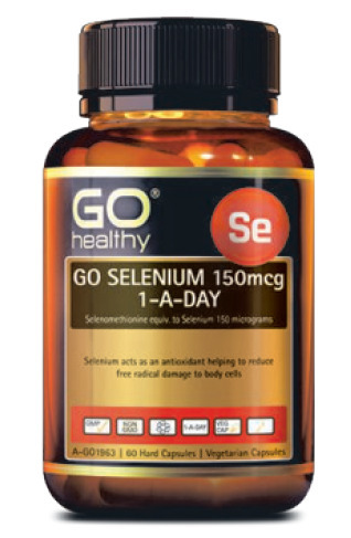 ePharmacy Go healthy selenium 150mcg 1-a-day 60 vegetarian capsules offer