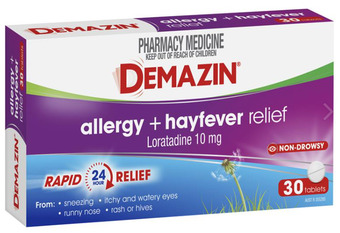ePharmacy Demazin allergy + hayfever relief 30 tablets offer