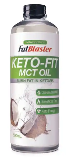 ePharmacy Naturopathica fatblaster keto-fit mct oil 500ml offer