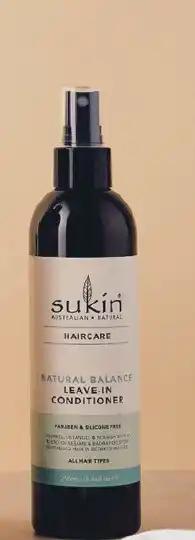 Chemist Warehouse Sukin natural balance leave-in conditioner 250ml spray offer