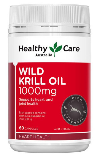Chemist Warehouse Healthy care wild krill oil 1000mg 60 capsules offer
