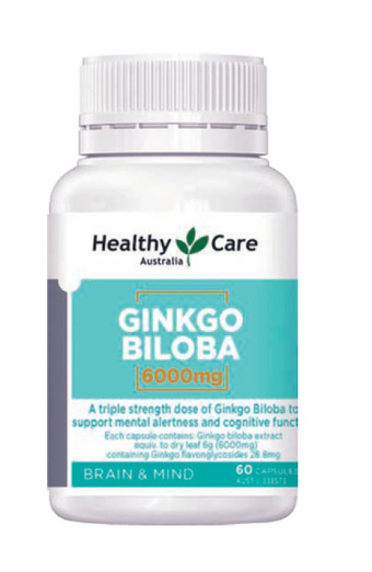Chemist Warehouse Healthy care ginkgo biloba 6000mg 60 capsules offer