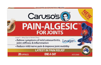 Chemist Warehouse Caruso’s pain-algesic for joints 20 capsules offer