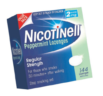 Chemist Warehouse Nicotinell peppermint lozenges 2mg 144 lozenges offer